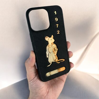 ỐP LƯNG IPHONE BỌC VÀNG - MẪU CHUỘT CHIẾN BINH - Hình ảnh 6