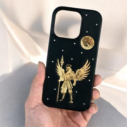 ỐP LƯNG IPHONE BỌC VÀNG - MẪU GÀ CHIẾN BINH - Hình ảnh 6